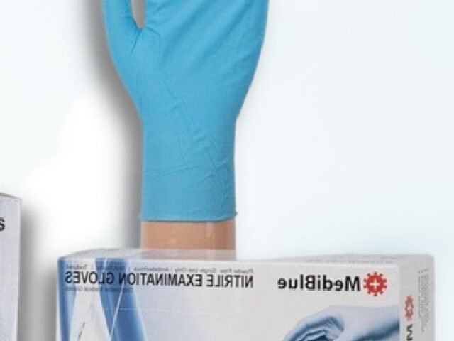 MediBlue Nitrile Examination Gloves
